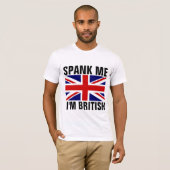 JE SUIS BRITANNIQUE Drôle T-Shirts (Devant entier)