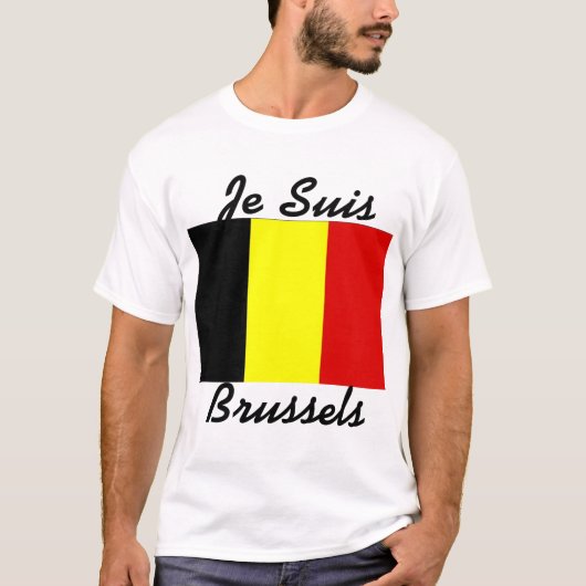 Je Suis Brussels T-Shirt (Voorkant)