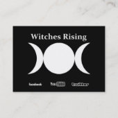 "Je suis carte de visite d'une sorcière" (Dos)