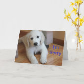 Je suis carte désolée d'excuses (Fleur jaune)