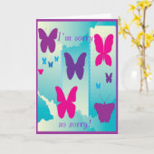 Je suis carte désolée et ainsi-désolée (Fleur jaune)