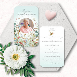 JE SUIS, Célébration de la vie Colibris Fleurs sau