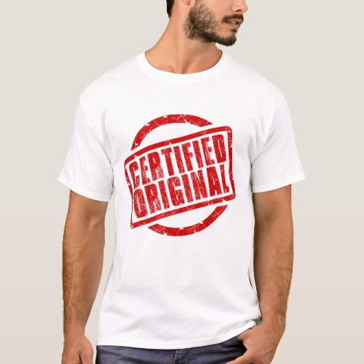 Je suis certifié T-Shirt original (Devant)