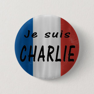 Je suis Charlie badge Ronde Button 5,7 Cm