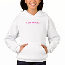 Je suis choisi Filles Sweat - shirt à capuche