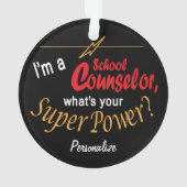 Je suis conseiller scolaire, quel est votre super- (dos)