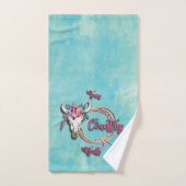 Je suis Country Y'all, Cowgirl (Serviette à main)