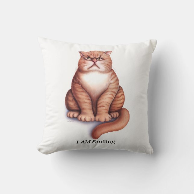 JE SUIS coussin de sourire (Recto)