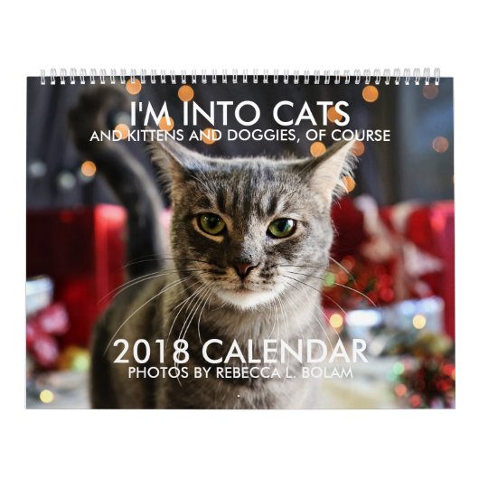Je suis DANS LE CALENDRIER des CHATS 2018 par (Protection)