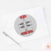 Je suis dans le contrôle de la pression, Sticker à (Enveloppe)