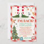 Je suis de retour Carte de lettre d'arrivée de l'e (Devant)