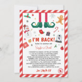 Je suis de retour Carte de lettre d'arrivée de Noë (Devant)