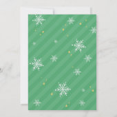 Je suis de retour Noël Elf Arrivée Carte Lettre (Dos)