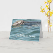 Je suis Désolé Carte (Fleur jaune)