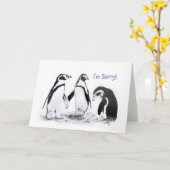 Je suis Désolé Carte (Fleur jaune)