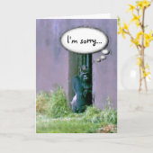 Je suis désolé Carte de voeux (Fleur jaune)