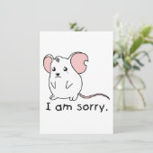 Je suis désolé de pleurer le timbre de carte de so (Debout devant)