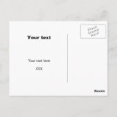 Je suis désolé pour la carte postale de message | (Dos)