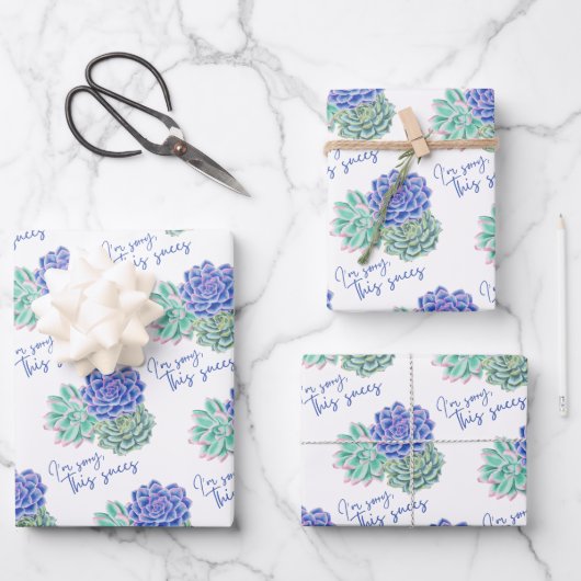 Je suis désolé que cette feuille de papier d'embal (Recto)