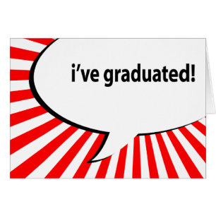 je suis diplômé ! speech bubble
