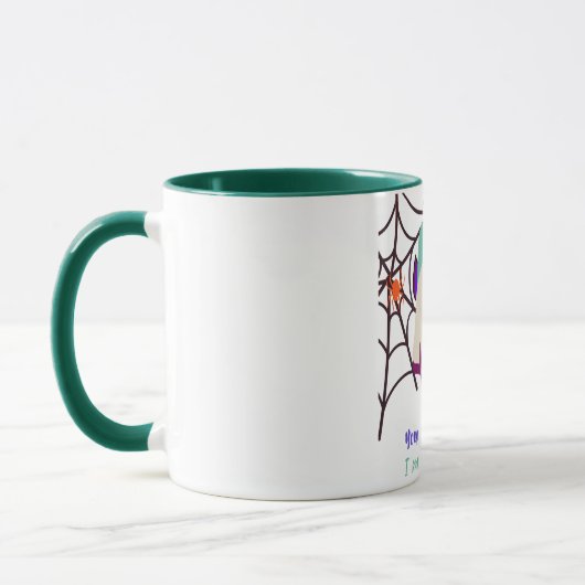 Je suis Dracula Boo Green Mug (Gauche)