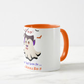 Je suis Dracula Boo Orange Mug (Devant droit)