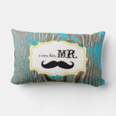 Je suis elle M. Old Wood Coussin de moustache (Verso)