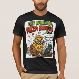 Je suis en mode survie pizza T-Shirt drôle Pi