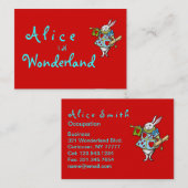 Je suis en retard ! Cartes de visite de ~ (Devant / Derrière)