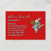 Je suis en retard ! Cartes de visite de ~ (Dos)