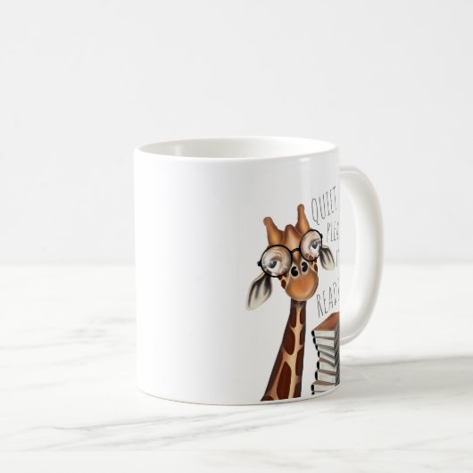 Je suis en train de lire - Giraffe Mug (Devant droit)