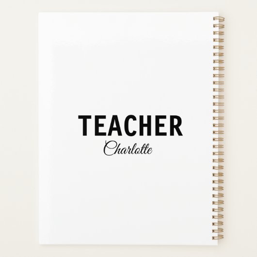 Je suis enseignant école Collegeajouter votre nom (Dos)