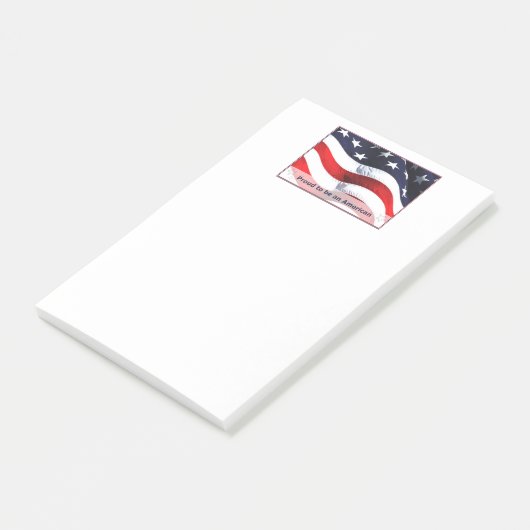 Je suis fier d'être des notes de post-it (Incliné)