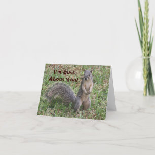 Je suis fou de vous carte de vœux inspirante