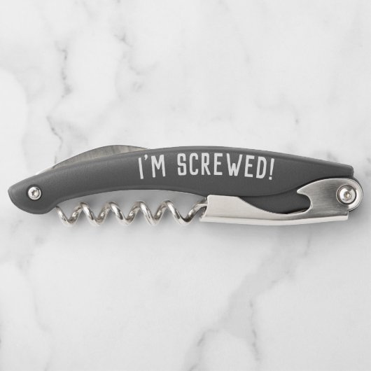 Je suis foutu ! Tire-bouchon (Dos)