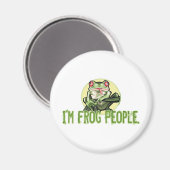 Je suis Frog People. Magnet (Recto/Verso)