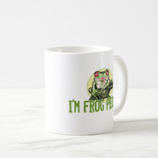 Je suis Frog People. Mug (Devant droit)