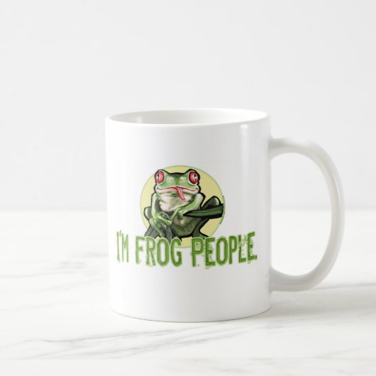 Je suis Frog People. Mug (Droite)
