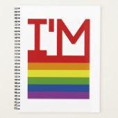 Je suis Gay | drapeau arc-en-ciel (Devant)