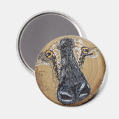 Je suis GOAT. Qui vous ? Magnet (Recto/Verso)