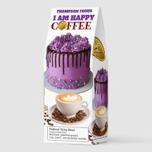 JE SUIS HEUREUX 6 Café, sac de 12oz, torréfaction