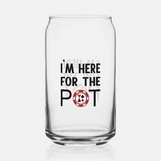 Je suis ici pour Pot Funny Poker (Recto)