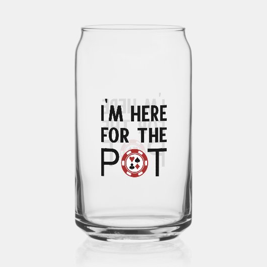 Je suis ici pour Pot Funny Poker (Verso)