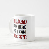 je suis ici tasse de café (Devant gauche)