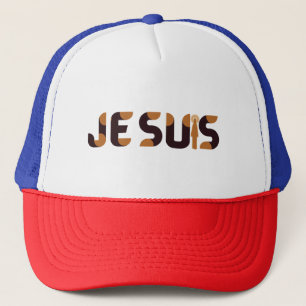 Je suis, ik ben Jezus concept Trucker Pet