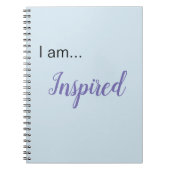 "Je suis... Inspiré" Carnet Spiral (Devant)