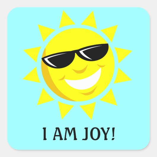 "JE SUIS JOY !" autocollant (Devant)