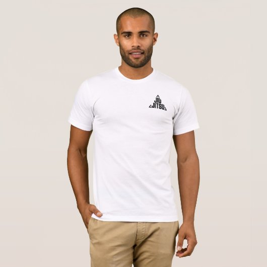 Je Suis Jujitsu White Tshirt (Devant entier)