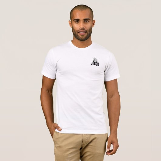 Je Suis Jujitsu White Tshirt (Devant entier)