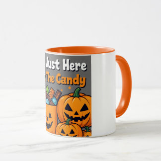 Je suis juste là pour le mug de bonbons - Hallowee
